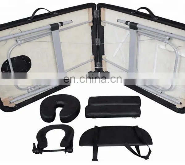 Hotsale Portable Aluminium Massage Table Chair Bed Foldable With Carry Bag photo-3
