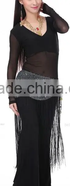 2015 Belly Dance Costume Set Professional Top&Pants&Hip Scarf Indian Dress Lady Belly Dancing Dance Wear Practice/Performance photo-2