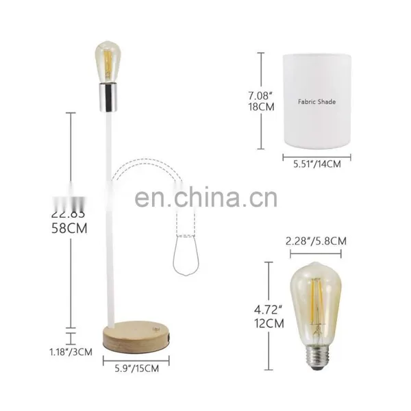 Table Lamp Creating Warm Atmosphere Home Night Light Led Bedside Table Lamp photo-6