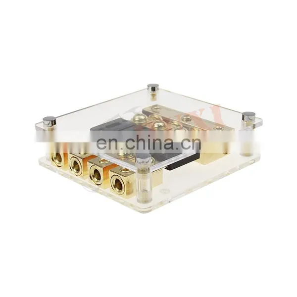 High Quality Clear Cover Automotive Brass Car Fuse Box photo-2