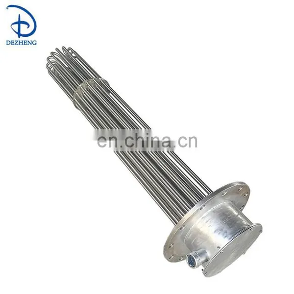 Industrial Electric Flange Tubular Immersion Heater Heating Element for Oil photo-6