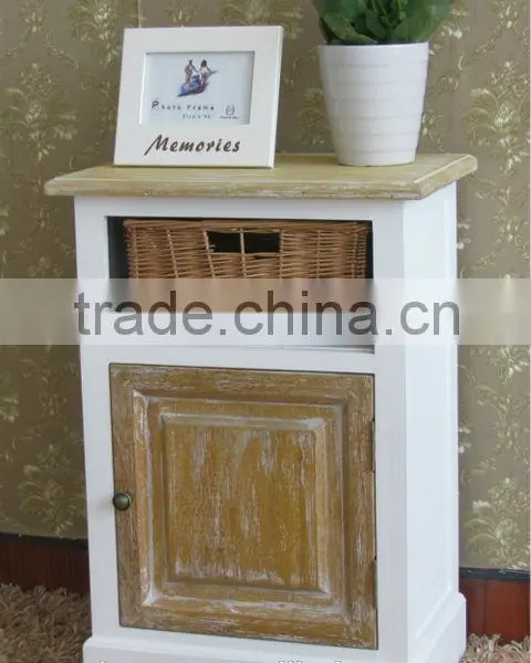 Bedroom Furniture Classic White MDF Bedside Table/cabinet photo-4