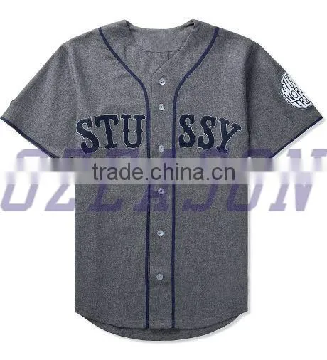 Fashionable Baseball Jersey Embroidered Pattern and Logo T-shirts for Men/women Training photo-5
