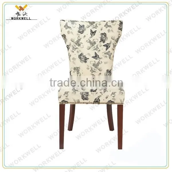 WorkWell Good Leather Dining Room Chair With Rubber Wood Legs Kw-D4160 Quality Choice Most Popular photo-4