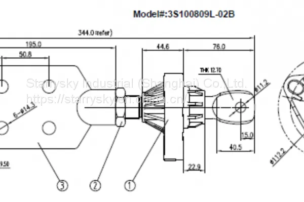 ANSI/IEEE Standard Integral LV Bushing Triclamp Secondary Bushing Integral Flange Bushing for Padmount Transformer 5/8in & 1in photo-2