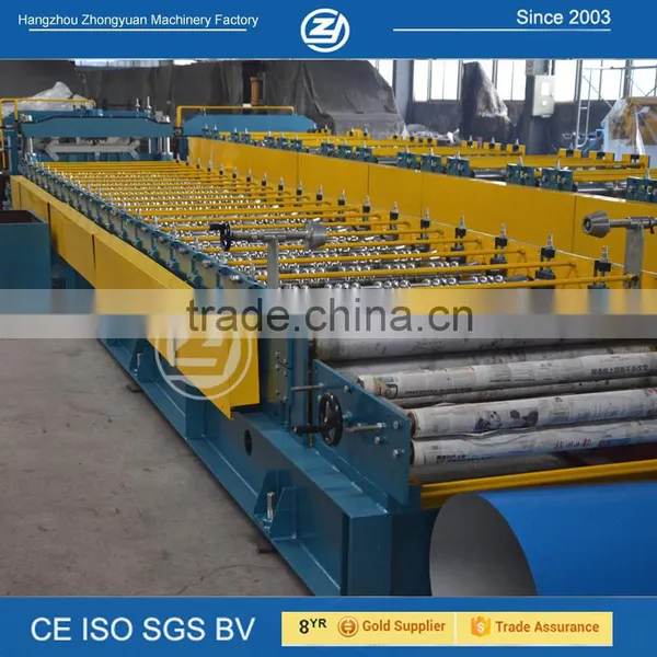 Galvanized Tile Roof Roll Making Machine photo-6