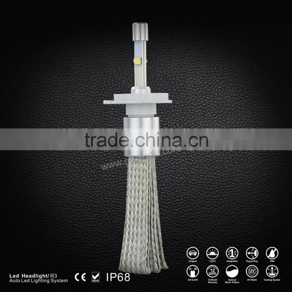 Tinsin Latest R3 XHP-50 Chips 80w 9600lm 2015 Headlight Bulb Auto Led H4 Conversion Kits photo-4