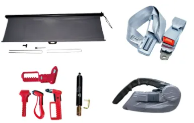 Kinglong Bus Spare Parts in Guangzhou Auto Parts Market Bus Interior Accessories Air Vent Safe Belt photo-4