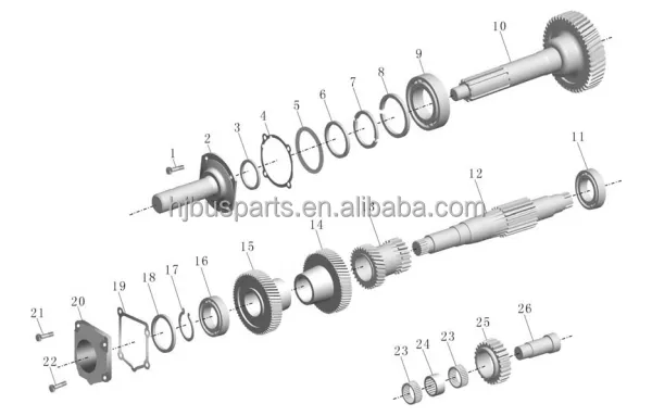 Other Performance Parts KLQ6123K Higer Bus Sale Important Parts Row Steep Roller Bearing 31V41-04507 for Buses Higer Spare Parts photo-6
