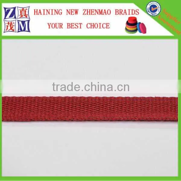 100% Polyester Red Color Inelastic Ribbon photo-3