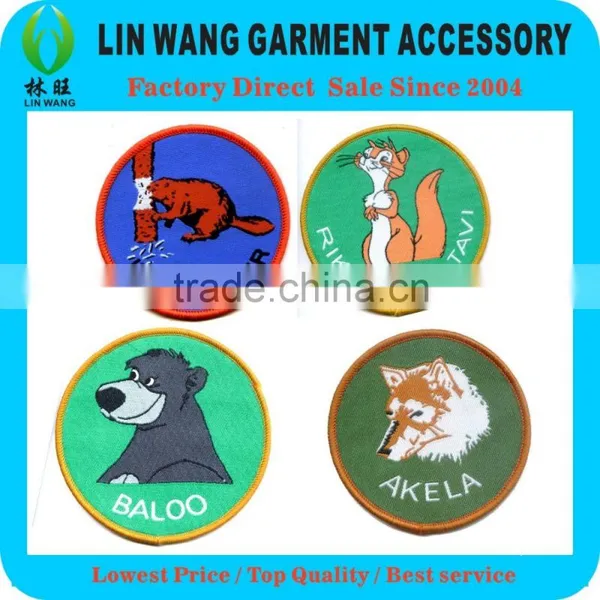 Woven Animal Patch, Merit Woven Badge