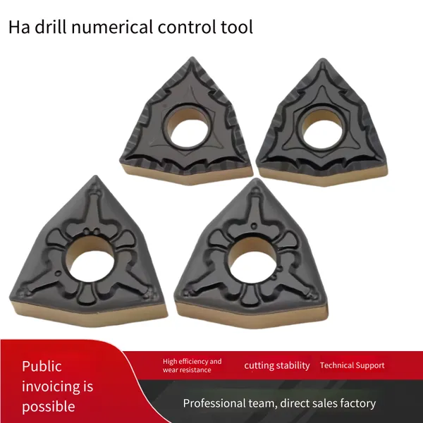high wear-resistant and high-hardness cnc inserts wnmg080408-tm with smooth chip breaking, suitable for carbon steel and bearing steel, cnc cutting tools t9125, two-color 8125