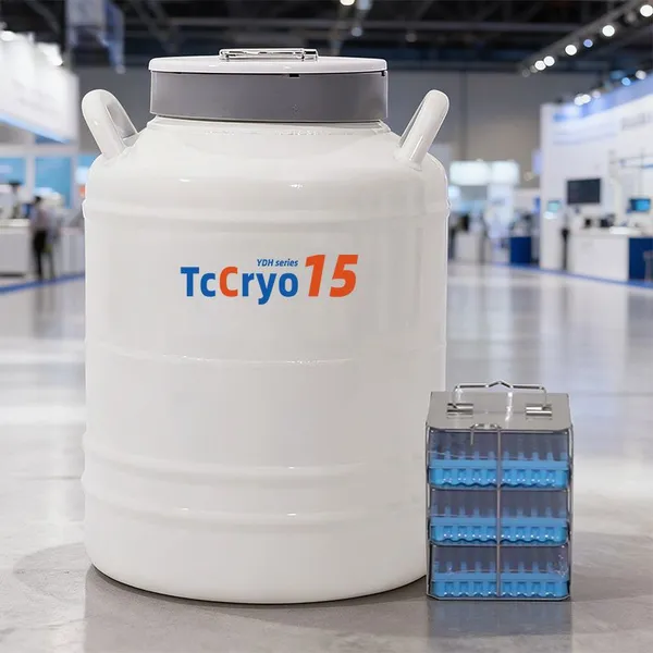 Venezuela TcCryo YDH-15 Liquid Nitrogen Dry Shipper Container Suppliers for Sample Transport