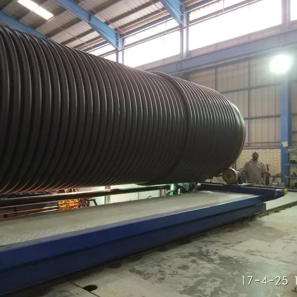 Large Diameter HDPE Structure Wall Marine Pipe Machine photo-3
