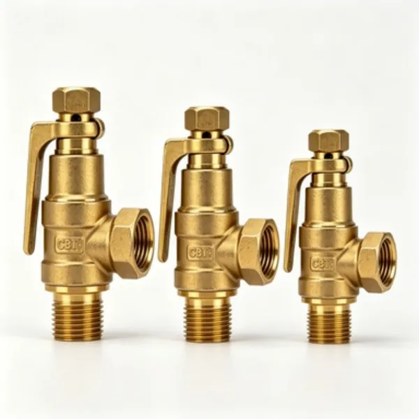 Marine External Thread Bronze Right-Angle Steam Safety Valve CBT3192-1983, 250°F Max Temperature photo-2