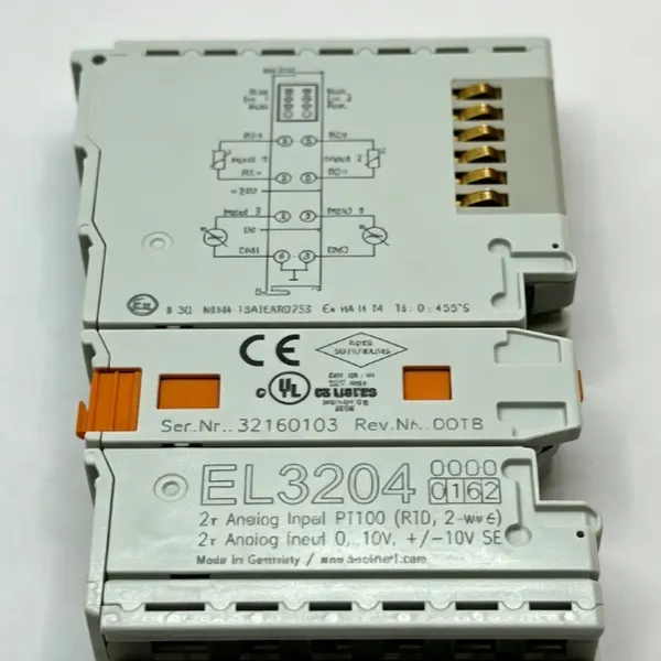 BECKHOFF EL3204-0018 EtherCAT 4 Channel RTD Temperature Input Module PT100 Industrial Automation IO Terminal photo-3