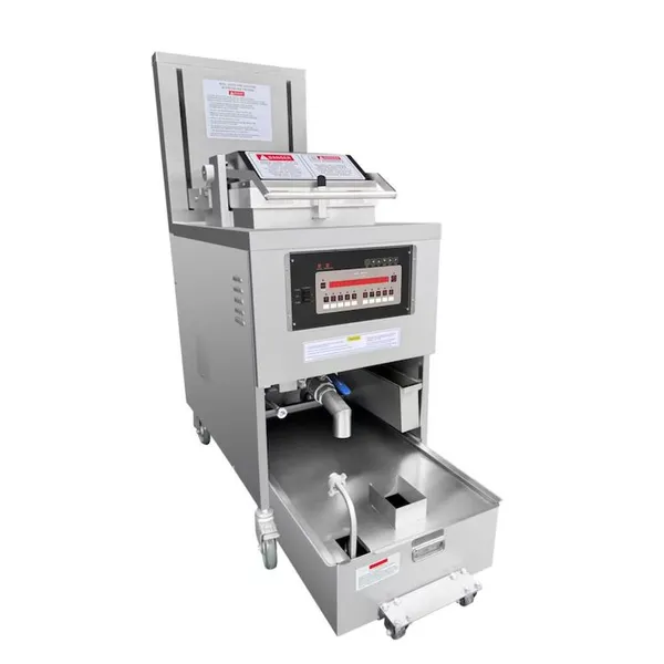 QD-55HE Professional 55L Electric Pressure Fryer 8 Head Capacity Commercial Chicken Frying System for Catering Hall photo-2