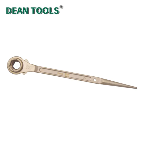 Non-Sparking Ratchet Wrench, Non Sparking Socket Head Ratchet Wrench, Aluminum Bronze Alloy Non-Sparking Hex Ratchet Wrench photo-4
