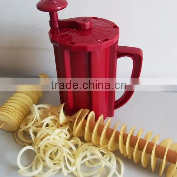 New Amazon Mini Fridge Manual Twister Tornado Spiral Potato Peeler Machine GDS-KS-002