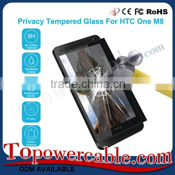 Factory Supply Best Mobile Phone Privacy Screen Scratch Guard Protector For HTC One M8 photo-3