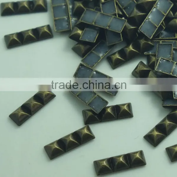 Factory Price Wholesale 6X18MM Hotfix Alloy Studs, Hot Fix Metal Stud, Iron On Studs, Iron On Metal Studs, Garment Metal Fitting photo-3