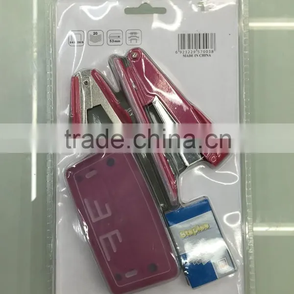 Hot Selling Promotional Stationey Stapler Set/ Metal Stapler Set photo-2