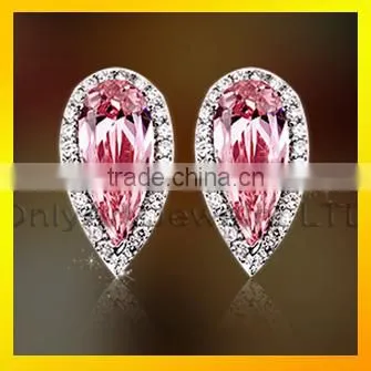 Last Cute Girls Fashion Jewelry Earrings Sterling Silver 925 Stud Earrings photo-5
