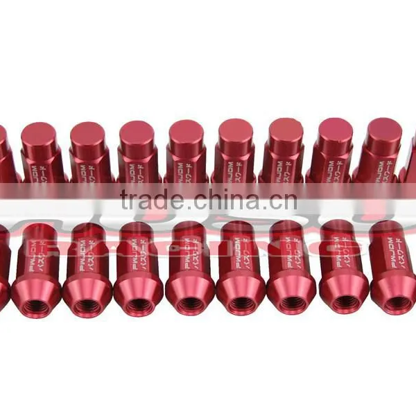 JDM M12X1.5 Aluminum Base Close L:50MM Wheel Lug Nuts photo-6