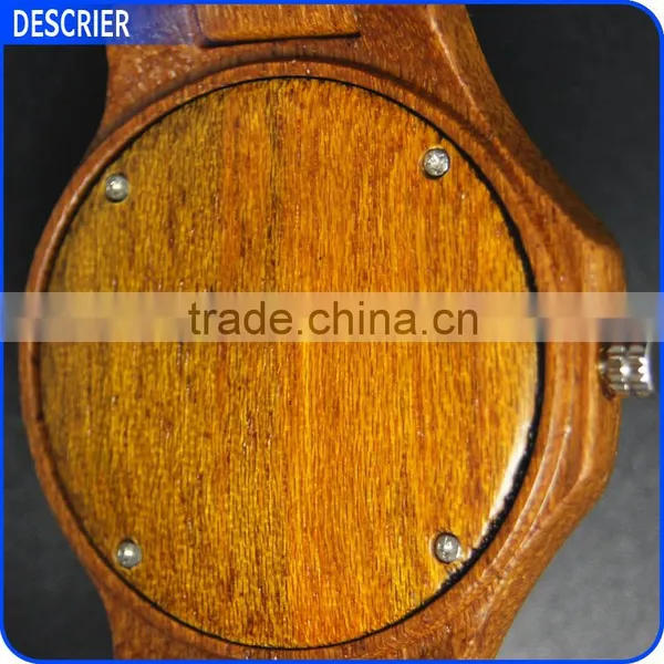 2016 New Bamboo Wooden Watch With Japan Movement Custom Dial Wood Watch photo-6