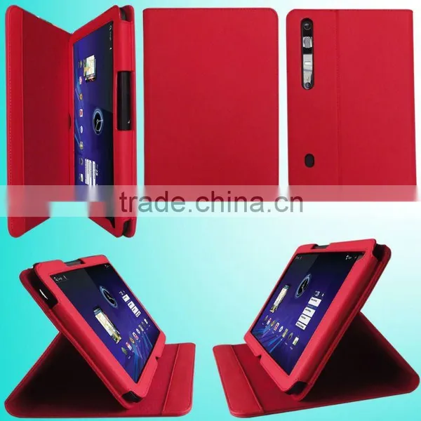 Blue New Leather Case With Stand for IPad 2&the New IPad