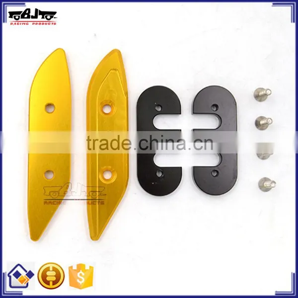 BJ-MHC-YA002 Professional Tuning Parts CNC Aluminum Motorcycle Golden Side Mirror Cover Caps Hole Cover for Yamaha T MAX 530 201 photo-3