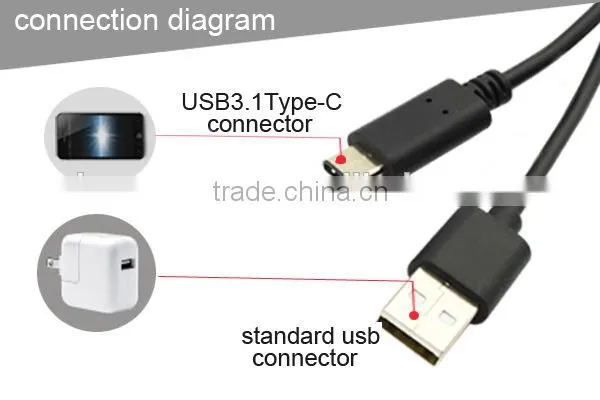 USB C 3.1 to USB A 3.0 Type-C Charger Cable photo-3