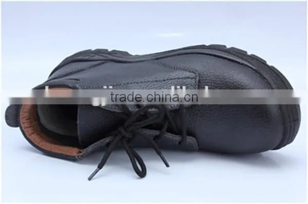 Cow Hide Leather Industrial Safety Boots China Manufacture photo-3