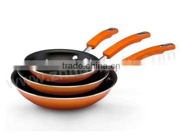 Aluminum Nonstick Pressed/ Forged Ceramic Coating Deep Fry Pan Puncake Pan Pizza Pan Cake Pan photo-3