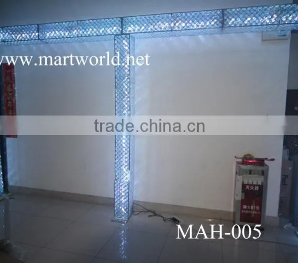 Hot Selling Led Light Crystal Decorative Arch for Wedding Decorations, Wedding Backdrop Stand(MAH-005) Quality Choice photo-3