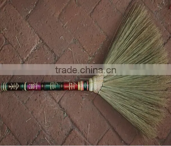 Handicraft Natural Sorghum Grass Broom Made In China