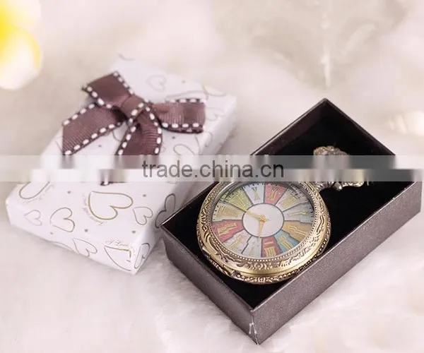 2016 Classic Vintage Bronze Quartz Pocket Watch In Bulk Hollow Watch Mens Pendent Necklace For Gift Box Quality Choice photo-5