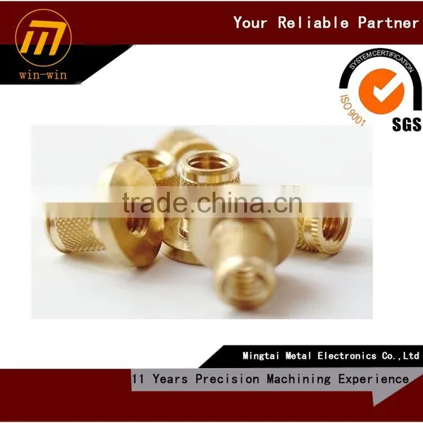 Custom Precision CNC Machining Copper Sleeve Nut photo-4