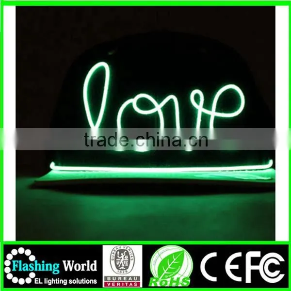 Factory Manufacture Complete Range of Articles Flashing el Wire Hats photo-2