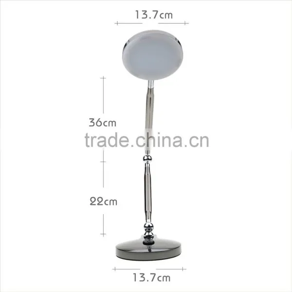 Dimmable 6W LED Table Desk Lamp Light Touch Sensor Fleible Rotatable Foldable LED Book Reading Lamp Adjustable Brightness photo-5