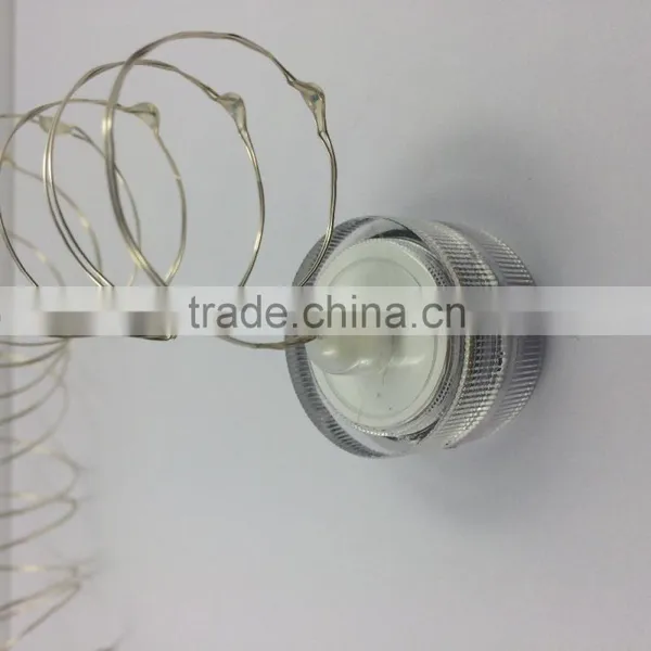 Button Battery Operated Fairy Copper Wire Led String Lights for Wedding Decoration Wholesale photo-6