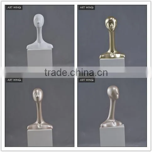 Long Neck Realistic Maniquies Women Heads to Display for Wigs photo-4