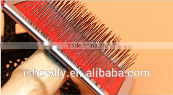 Pet Grooming Wooden Thin Needle Comb photo-2