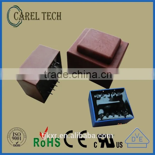 CE ROHS, UL VDE Approved, EI38/14 PCB Mounted,encapsulated, 3.2VA-4.5VA 240V Transformer photo-4
