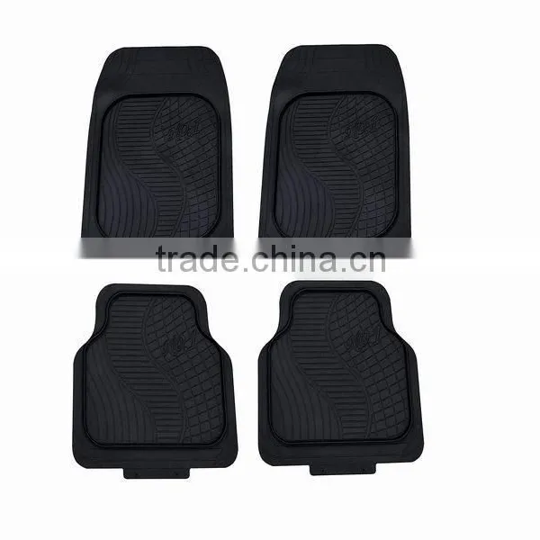 All Weather Rubber Universal Fit Auto Floor Mats Liner - Heavy Duty 4pc Set photo-2