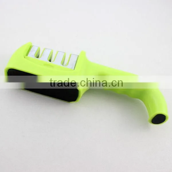 3 Stages Plastic Knife Sharpener photo-3