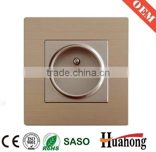 French Aluminium Wall Socket for Hotel and Villa