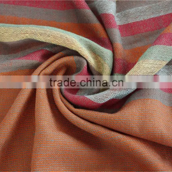 Yarn Dyed Joint Wool Scarf With Fringe photo-3