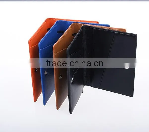 High Quality Cow Leather Men's Card Holder Travel Passport Holder photo-4