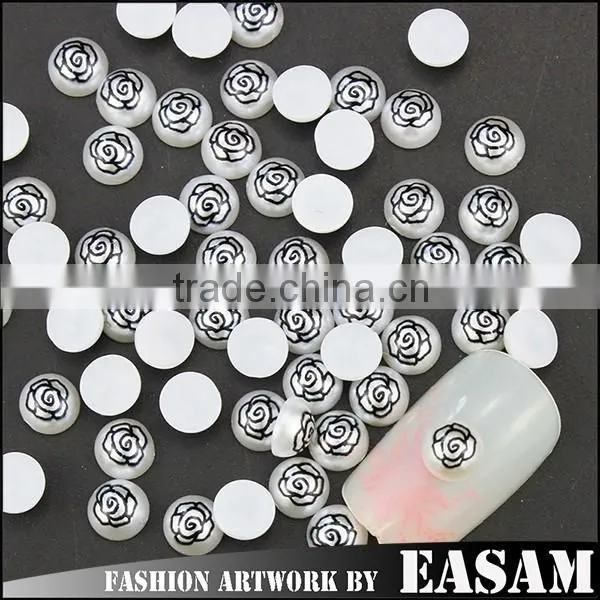 Acrylic Nail Pearl Decoration With Different Sizes Pearl Decoration Acrylic Pearls